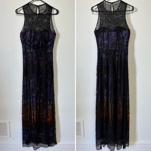 Bebe Lace Overlay Maxi Dress - 4